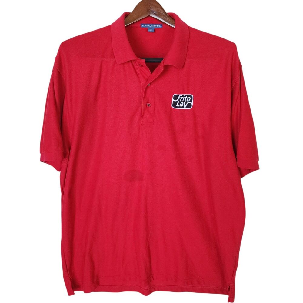 Lot Of 4​ Frito Lay Employee Promo Polo Shirt Tag 2XL 3XL Port Authority Cotton